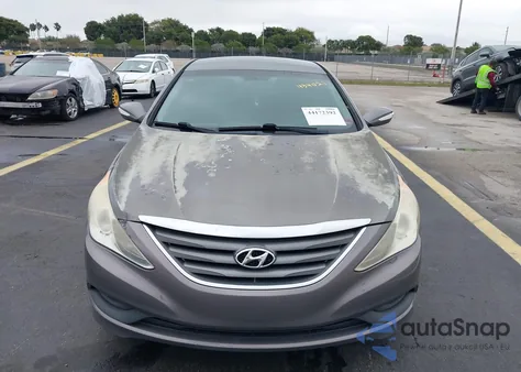 2014 Hyundai Sonata Gls z USA, uszkodzony, nr VIN 5NPEB4AC3EH849873